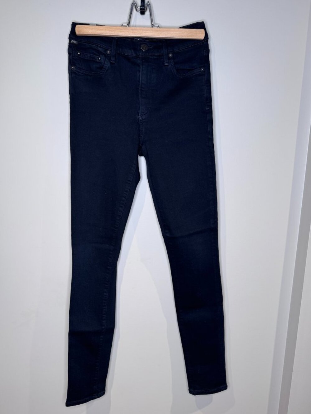 Citizens of Humanity | 'Rocket' High-Rise Skinny Jeans | Black | Size: 27  - Picture 4 of 11